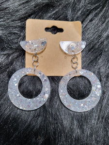 Earrings - White Diamond