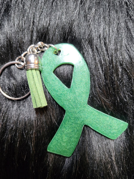 Mental Health Awareness Ribbon Keychain