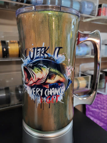 20 oz Fishing Stein