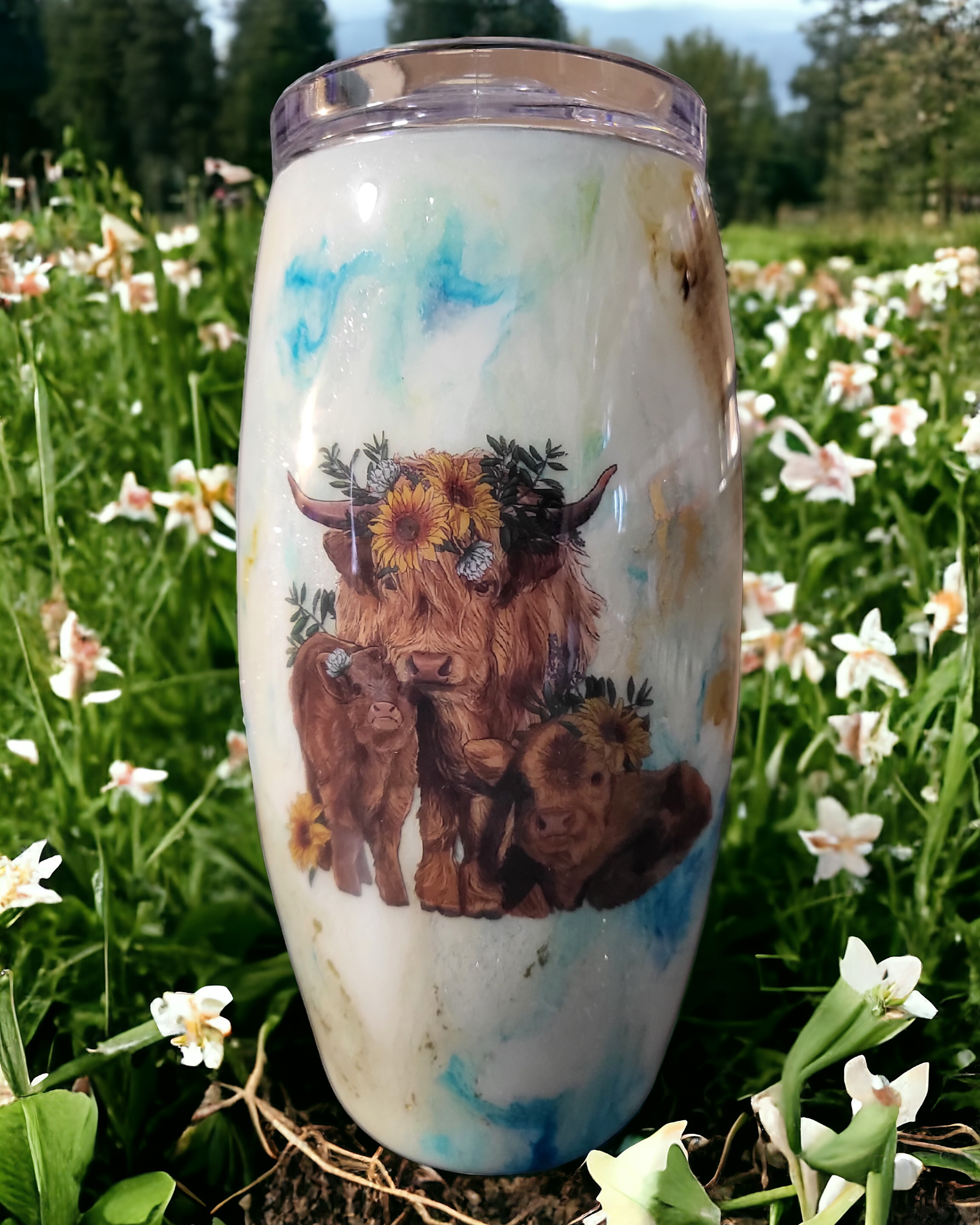 25oz Highland Cow Tumbler