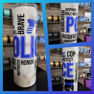 30oz Police Tumbler